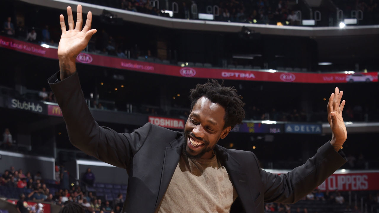 LOS ANGELES, CA - APRIL 9: Patrick Beverley #21 of the LA Clippers reacts to a play during the game against the New Orleans Pelicans on April 9, 2018 at STAPLES Center in Los Angeles, California. NOTE TO USER: User expressly acknowledges and agrees that, by downloading and/or using this Photograph, user is consenting to the terms and conditions of the Getty Images License Agreement. Mandatory Copyright Notice: Copyright 2018 NBAE