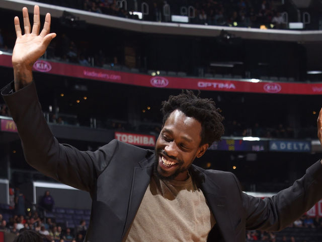 LOS ANGELES, CA - APRIL 9: Patrick Beverley #21 of the LA Clippers reacts to a play during the game against the New Orleans Pelicans on April 9, 2018 at STAPLES Center in Los Angeles, California. NOTE TO USER: User expressly acknowledges and agrees that, by downloading and/or using this Photograph, user is consenting to the terms and conditions of the Getty Images License Agreement. Mandatory Copyright Notice: Copyright 2018 NBAE