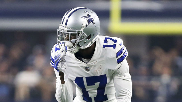 ARLINGTON, TX - AUGUST 18: Dallas Cowboys wide receiver Allen Hurns (17) lines-up for a play during the game between the Dallas Cowboys and the Cincinnati Bengals on August 18, 2018 at AT&T Stadium in Arlington, Texas.Cincinnati defeats Dallas 21-13.
