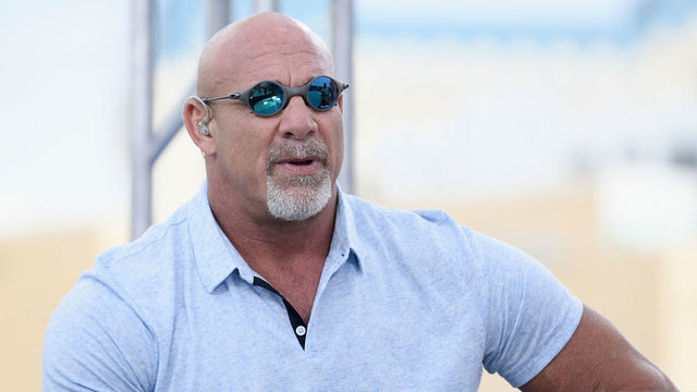 LAS VEGAS, NV - JULY 08: Bill Goldberg speaks at the roundtable panel during HISTORY's Live Event 'Evel Live' at Omnia Nightclub at Caesars Palace on July 8, 2018 in Las Vegas, Nevada.