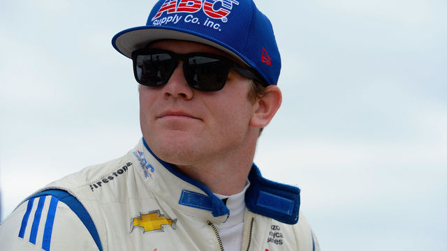 FORT WORTH, TX - JUNE 09: Conor Daly, driver of the #4 ABC Supply AJ Foyt Racing Chevrolet, looks on during practice for the Verizon IndyCar Series Rainguard Water Sealers 600 at Texas Motor Speedway on June 9, 2017 in Fort Worth, Texas.