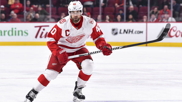 MONTREAL, QC - MARCH 26: Henrik Zetterberg #40 of the Detroit Red Wings skates against the Montreal Canadiens during the NHL game at the Bell Centre on March 26, 2018 in Montreal, Quebec, Canada. The Montreal Canadiens defeated the Detroit Red Wings 4-2.