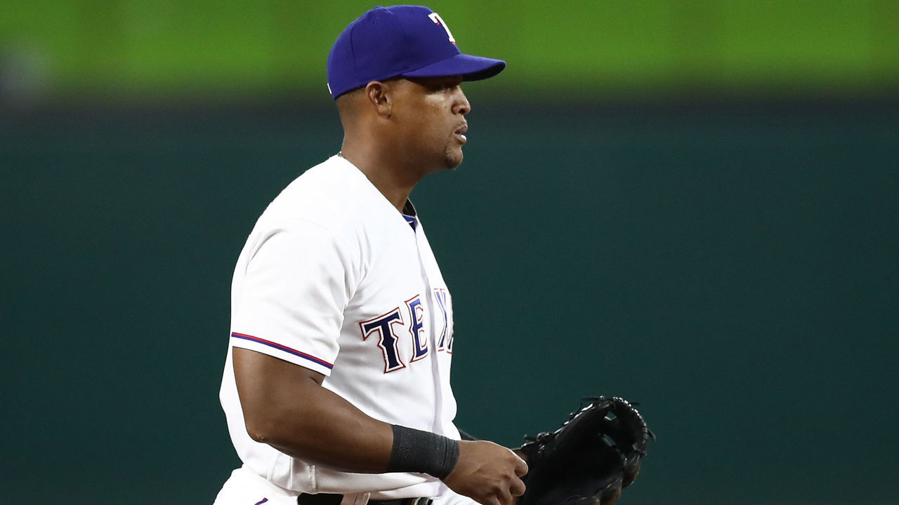 ARLINGTON, TX - APRIL 09: Adrian Beltre #29 of the Texas Rangers at Globe Life Park in Arlington on April 9, 2018 in Arlington, Texas.