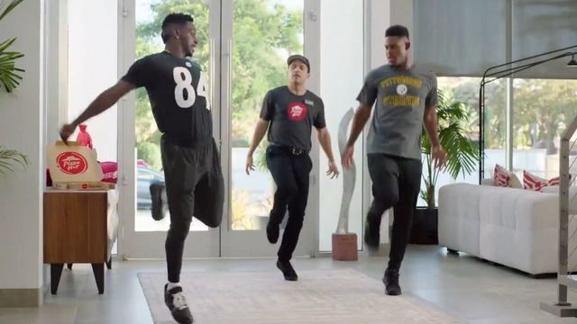 Watch: Steelers' Brown, Smith-Schuster practice TD dances in new Pizza Hut ad