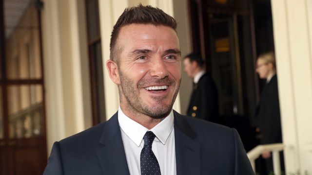 LONDON, ENGLAND - JUNE 26: David Beckham attends the Queen's Young Leaders Award Ceremony as Queen Elizabeth II accompanied by Prince Harry, Duke of Sussex and Meghan, Duchess of Sussex host a reception at Buckingham Palace to present awards to the Queen's Young Leaders for 2018 at Buckingham Palace on June 26, 2018 in London, England. Among the guests at the reception are the Chairman of The Queen Elizabeth Diamond Jubilee Trust, Sir John Major, Sir Lenny Henry, David Beckham, Nicola Adams, Casper Lee, Neelam Gill, Ore Oduda and Tina Daheley.
