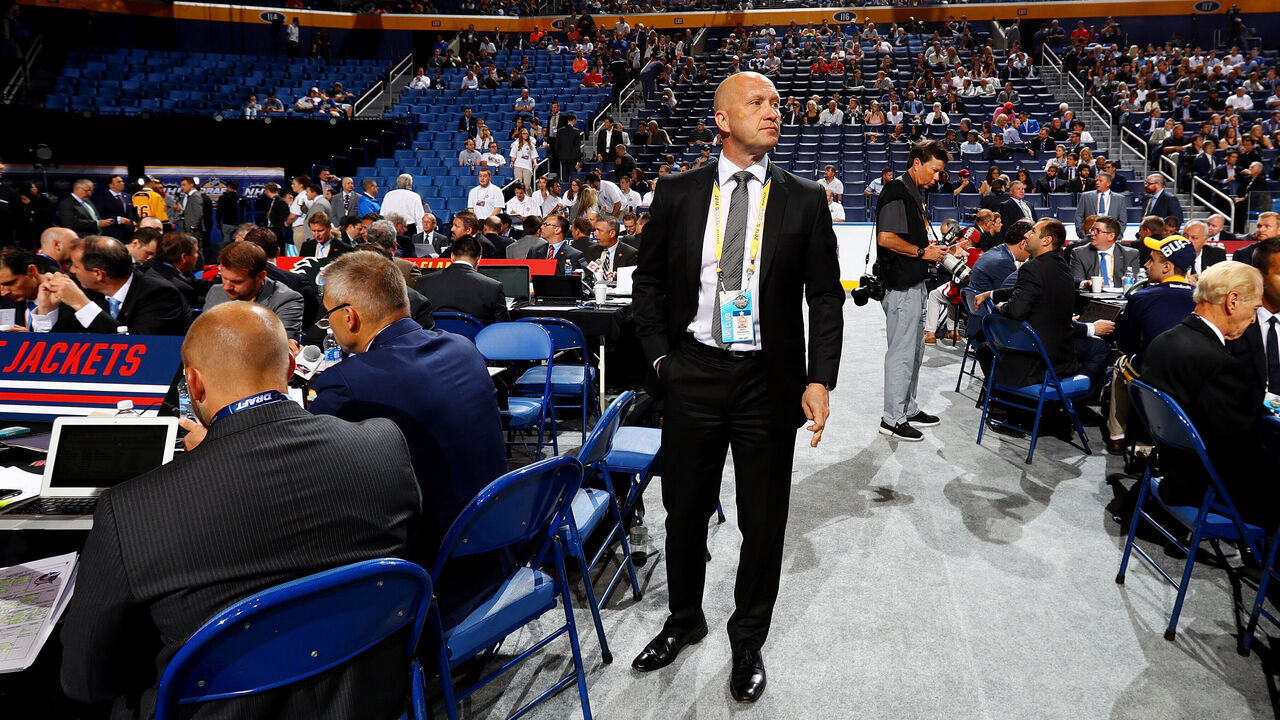 BUFFALO, NY - JUNE 25: Columbus Blue Jackets GM Jarmo Kekalainen attends the 2016 NHL Draft on June 25, 2016 in Buffalo, New York.