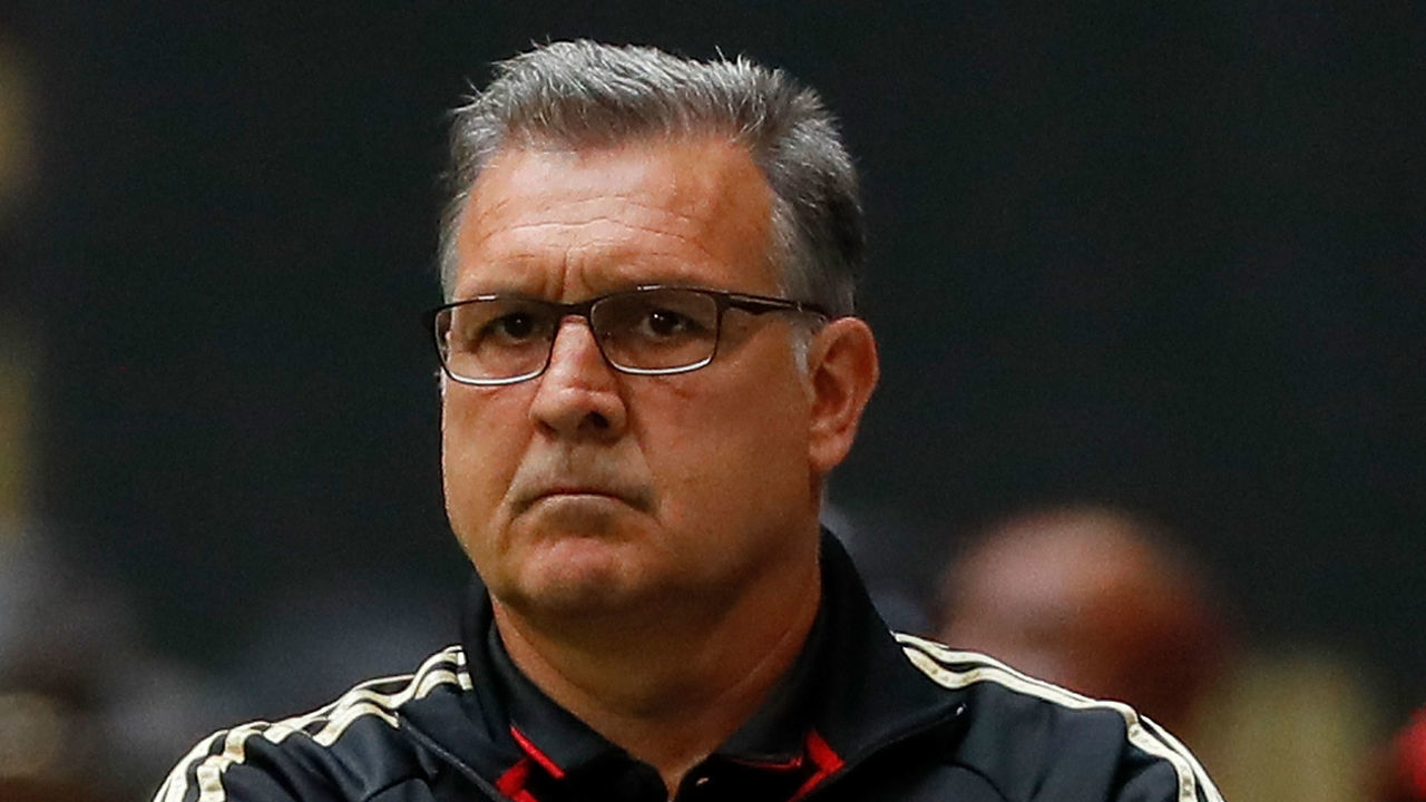 ATLANTA, GA - OCTOBER 22: Head coach Gerardo Martino of the Atlanta United looks on during the match against the Toronto FC at Mercedes-Benz Stadium on October 22, 2017 in Atlanta, Georgia.