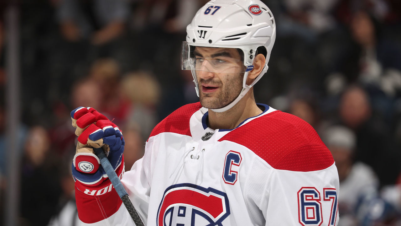 DENVER, CO - FEBRUARY 14: Max Pacioretty #67 of the Montreal Canadiens skates against the Colorado Avalanche at the Pepsi Center on February 14, 2018 in Denver, Colorado. The Avalanche defeated the Canadiens 2-0.