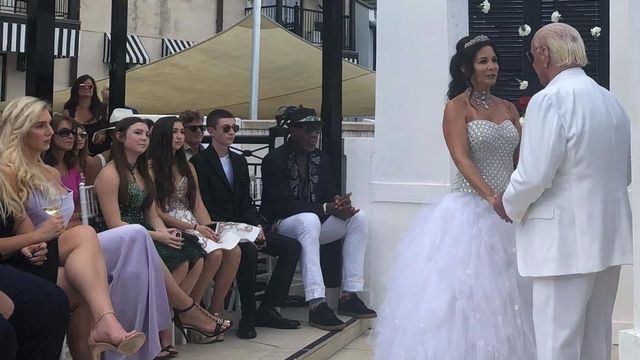 Ric Flair marries longtime fiancee Wendy Barlow