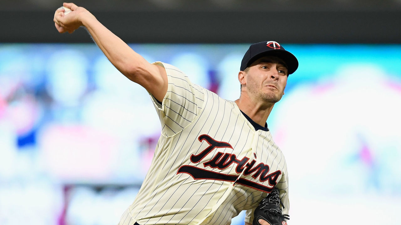 MINNEAPOLIS, MN - SEPTEMBER 12: Jake Odorizzi #12 of the Minnesota Twins delivers a pitch against the New York Yankees during the second inning of the game on September 12, 2018 at Target Field in Minneapolis, Minnesota.