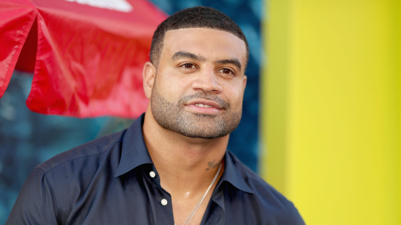 HOLLYWOOD, CA - AUGUST 06: Shawne Merriman attends Warner Bros. Pictures And Gravity Pictures' Premiere of 'The Meg' at TCL Chinese Theatre IMAX on August 6, 2018 in Hollywood, California.