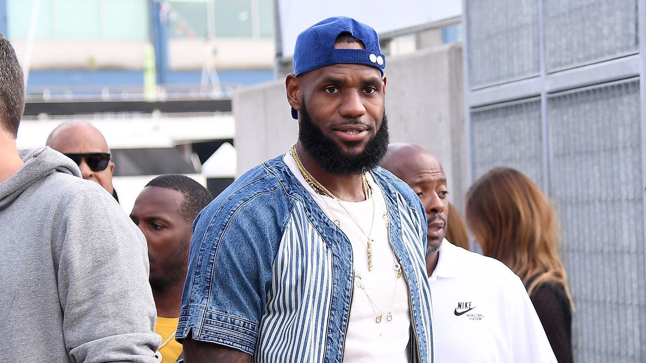 NEW YORK, NY - SEPTEMBER 06: LeBron James attends the John Elliott front row during New York Fashion Week: The Shows on September 6, 2018 in New York City.