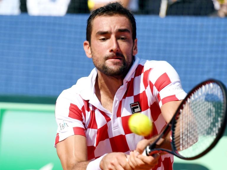 Chair umpire Ramos hands Cilic warning for slamming racket
