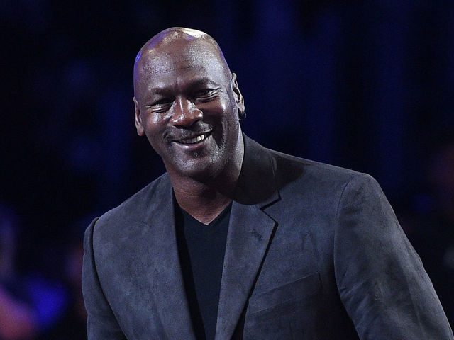 LOS ANGELES, CA - FEBRUARY 18: Michael Jordan attends the NBA All-Star Game 2018 at Staples Center on February 18, 2018 in Los Angeles, California.