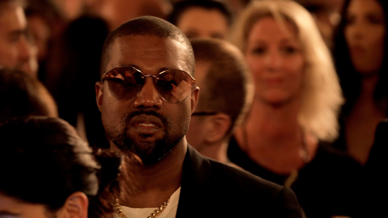 NEW YORK, NY - SEPTEMBER 07: Kanye West attends the runway for Ralph Lauren fashion show during New York Fashion Week at Bethesda Terrace on September 7, 2018 in New York City.
