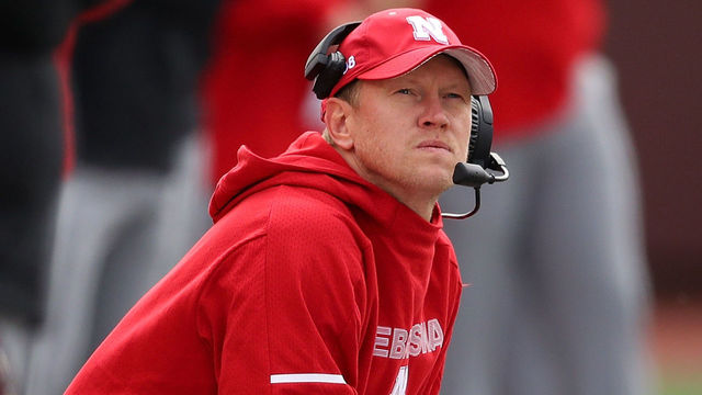 ANN ARBOR, MI - SEPTEMBER 22: Head coach Scott Frost of the Nebraska Cornhuskers looks on while playing the Michigan Wolverines on September 22, 2018 at Michigan Stadium in Ann Arbor, Michigan.