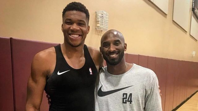 Giannis arrived 3 1/2 hours early for summer workout with Kobe