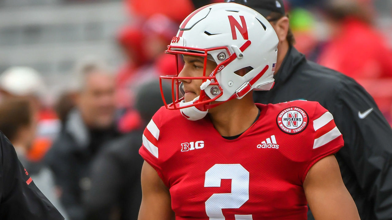 LINCOLN, NE - SEPTEMBER 29: Head coach Scott Frost of the Nebraska Cornhuskers and quarterback Adrian Martinez #2 before the game against the Purdue Boilermakers at Memorial Stadium on September 29, 2018 in Lincoln, Nebraska.