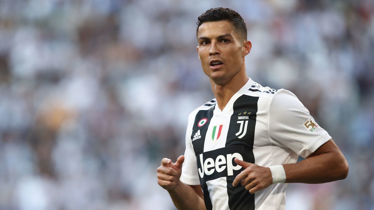 Juventus' Portuguese forward Cristiano Ronaldo looks on during the Italian Serie A football match Juventus vs Napoli on September 29, 2018 at the Juventus stadium in Turin.