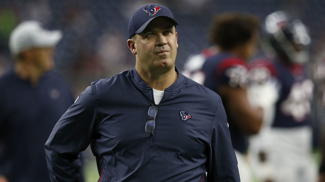 HOUSTON, TX - AUGUST 30: Head coach Bill O'Brien of the Houston Texans walks to the locker room before the preseason game against the Dallas Cowboys at NRG Stadium on August 30, 2018 in Houston, Texas.