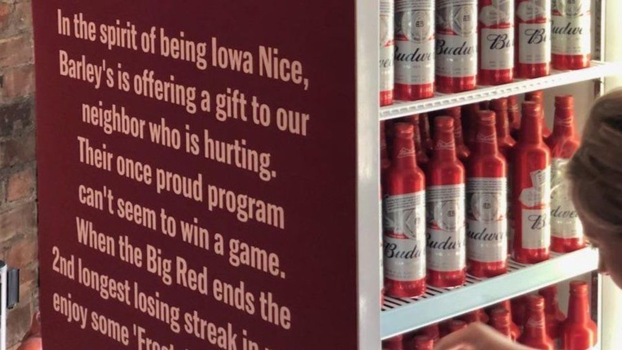 Bud Light installs 'Victory Fridges' to give away free beer when Cleveland  Browns win