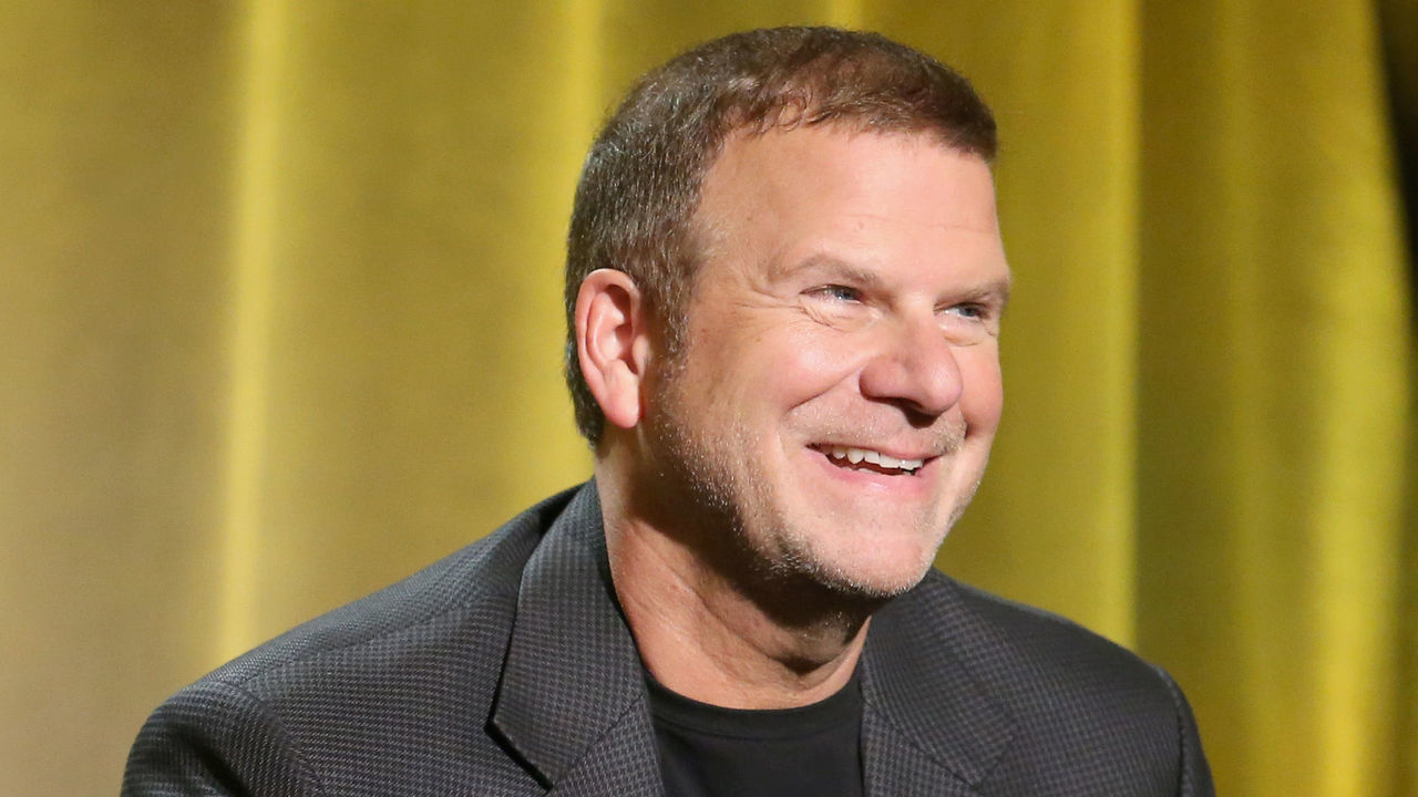 WESTLAKE VILLAGE, CALIFORNIA - APRIL 01: Businessman/TV personality Tilman J. Fertitta speaks onstage during the 'Billion Dollar Buyer' panel at the 2016 NBCUniversal Summer Press Day at Four Seasons Hotel Westlake Village on April 1, 2016 in Westlake Village, California.