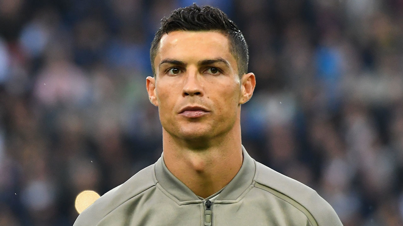 UDINE, ITALY - OCTOBER 06: Cristiano Ronaldo of Juventus looks on during the Serie A match between Udinese and Juventus at Stadio Friuli on October 6, 2018 in Udine, Italy.