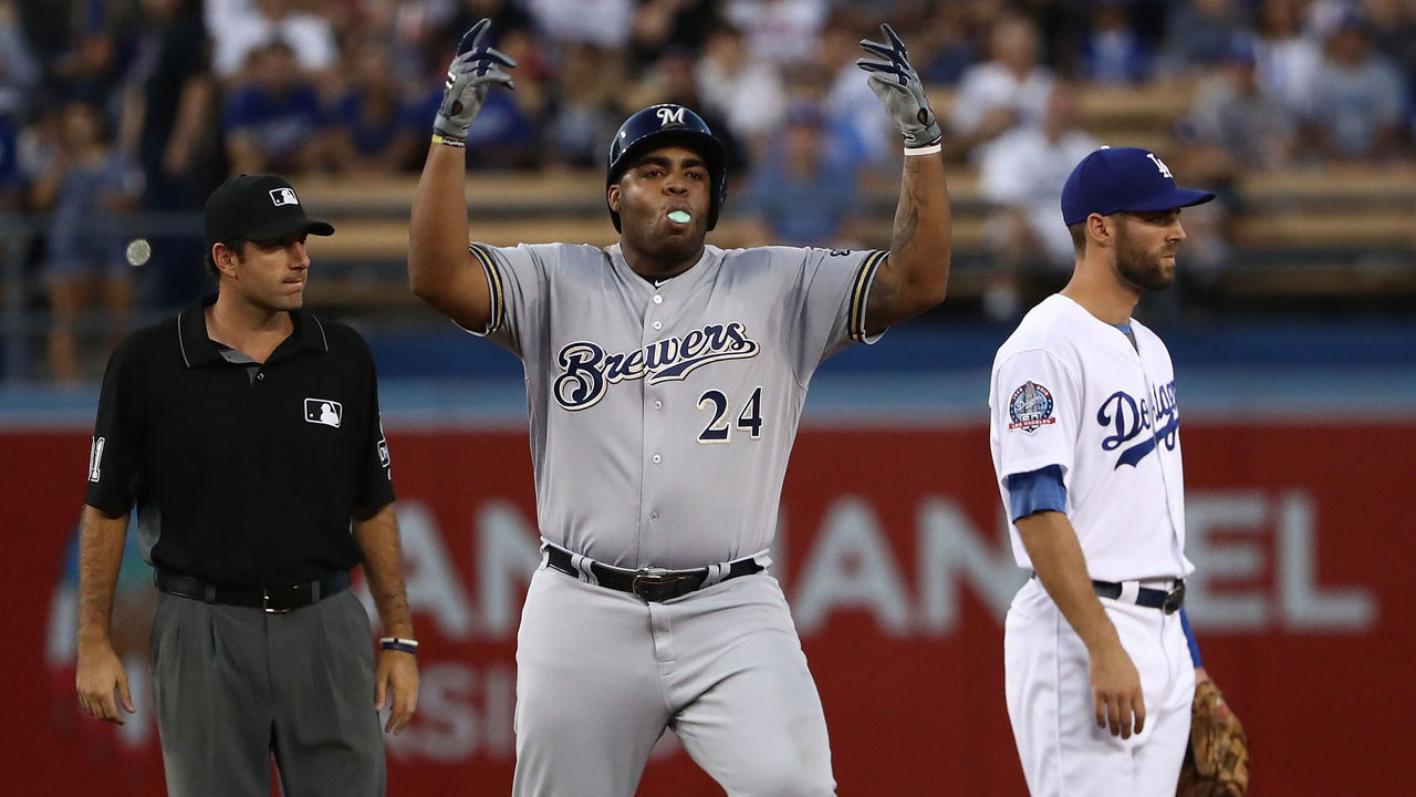 Mike Moustakas scores Christian Yelich in 10th, Brewers top Rockies in NLDS  opener