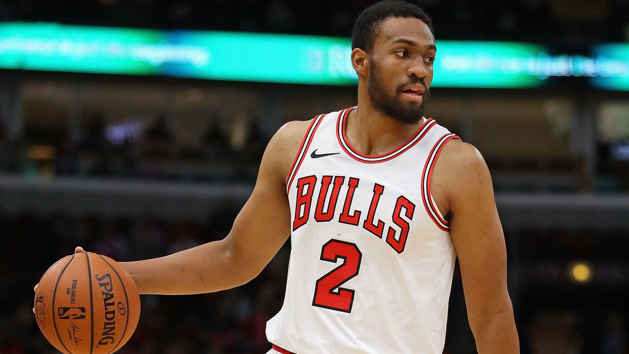 CHICAGO, IL - OCTOBER 10: Jabari Parker #2 of the Chicago Bulls brings the ball up the court against the Indiana Pacers during a preseason game at the United Center on October 10, 2018 in Chicago, Illinois. NOTE TO USER: User expressly acknowledges and agrees that, by downloading and/or using this photograph, User is consenting to the terms and conditions of the Getty Images License Agreement.