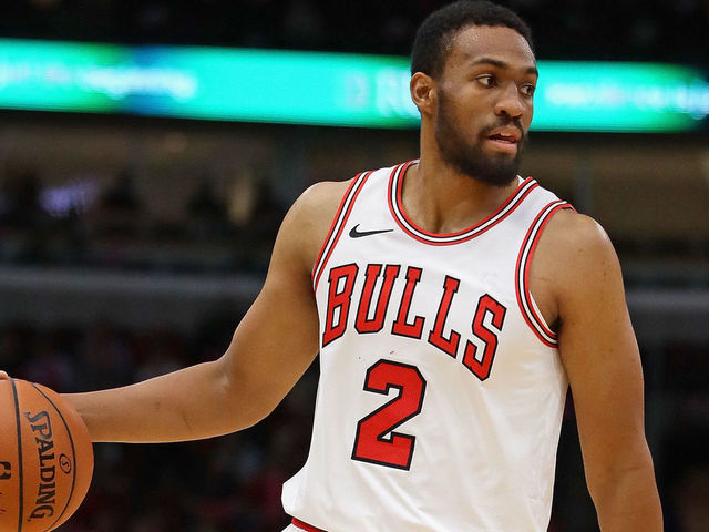 CHICAGO, IL - OCTOBER 10: Jabari Parker #2 of the Chicago Bulls brings the ball up the court against the Indiana Pacers during a preseason game at the United Center on October 10, 2018 in Chicago, Illinois. NOTE TO USER: User expressly acknowledges and agrees that, by downloading and/or using this photograph, User is consenting to the terms and conditions of the Getty Images License Agreement.