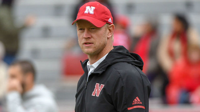 LINCOLN, NE - SEPTEMBER 29: Head coach Scott Frost of the Nebraska Cornhuskers watches warm ups before the game against the Purdue Boilermakers at Memorial Stadium on September 29, 2018 in Lincoln, Nebraska.