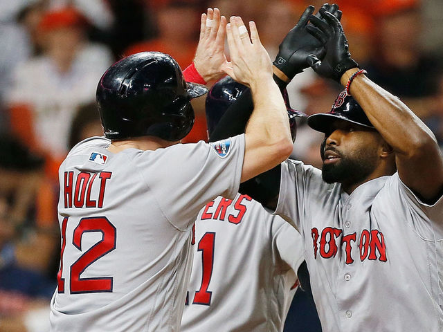 Jackie Bradley Jr. turned the pitch he was looking for into a grand slam