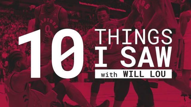 10 things from Raptors-Rockets