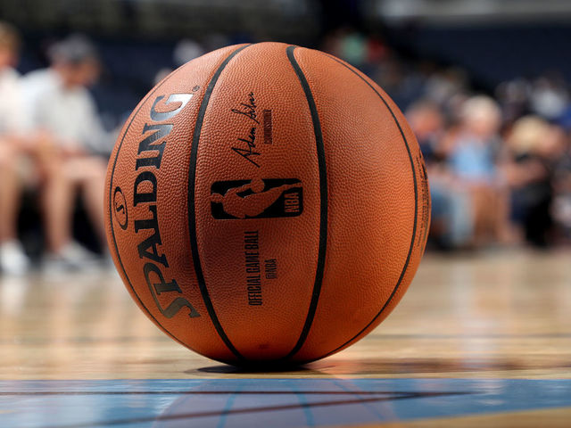 MEMPHIS, TN - OCTOBER 6: General photo of the game ball between the Indiana Pacers and the Memphis Grizzlies during a pre-season game on October 6, 2018 at FedExForum in Memphis, Tennessee. Mandatory Copyright Notice: Copyright 2018 NBAE