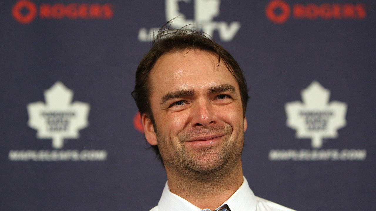 January 12 2010. Goaltender Curtis Joseph announced his retirement today at the Toronto Maple Leafs home rink in Toronto, ending a 19-year career in the NHL in which he was No. 4 on the career victory list. The 42-year-old Joseph is the winningest goalie to have never won the Stanley Cup. He had 454 victories, trailing only Martin Brodeur (585), Patrick Roy (551) and Ed Belfour (484). (Rene Johnston/ Toronto Star)