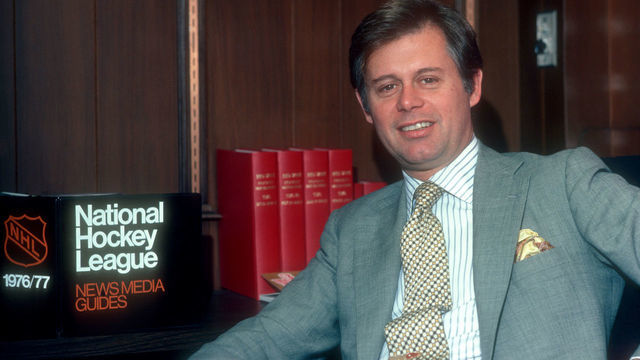 NEW YORK, NY - DECEMBER, 1978: President of the National Hockey League John Ziegler Jr. poses for a portrait circa December, 1978 at the NHL Offices in New York, New York.
