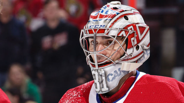 OTTAWA, ON - MARCH 20: Carey Price #31 of the Montreal Canadiens looks on during a game against the Ottawa Senators at Canadian Tire Centre on October 20, 2018 in Ottawa, Ontario, Canada.