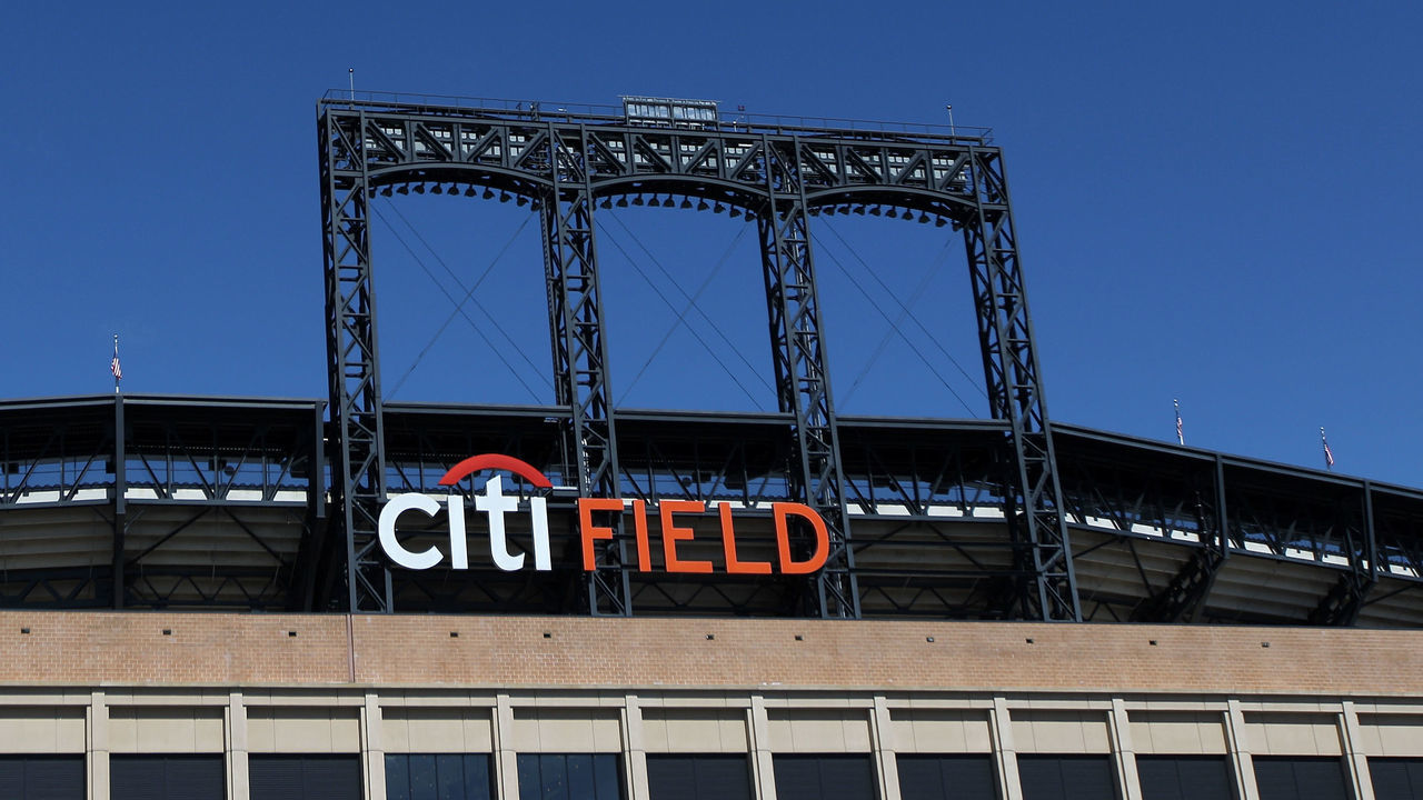 NEW YORK, NY - APRIL 05: A general exterior view of Citi Field as the New York Mets get set to host the Atlanta Braves during their Opening Day Game at Citi Field on April 5, 2012 in New York City.