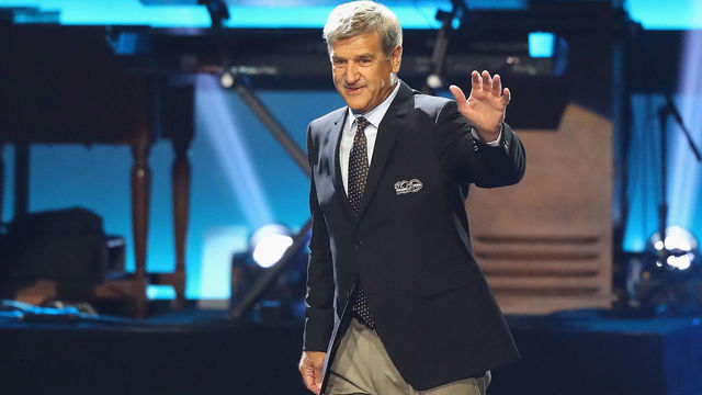 LOS ANGELES, CA - JANUARY 27: Former NHL player Bobby Orr is introduced during the NHL 100 presented by GEICO Show as part of the 2017 NHL All-Star Weekend at the Microsoft Theater on January 27, 2017 in Los Angeles, California.