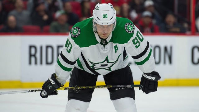 OTTAWA, ON - OCTOBER 15:Dallas Stars Center Jason Spezza (90) looks on during the third period of the NHL game between the Ottawa Senators and the Dallas Stars on October 15, 2018 at the Canadian Tire Centre in Ottawa, Ontario, Canada.