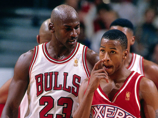 Watch: Iverson recalls 1st conversation with Jordan, favorite Kobe