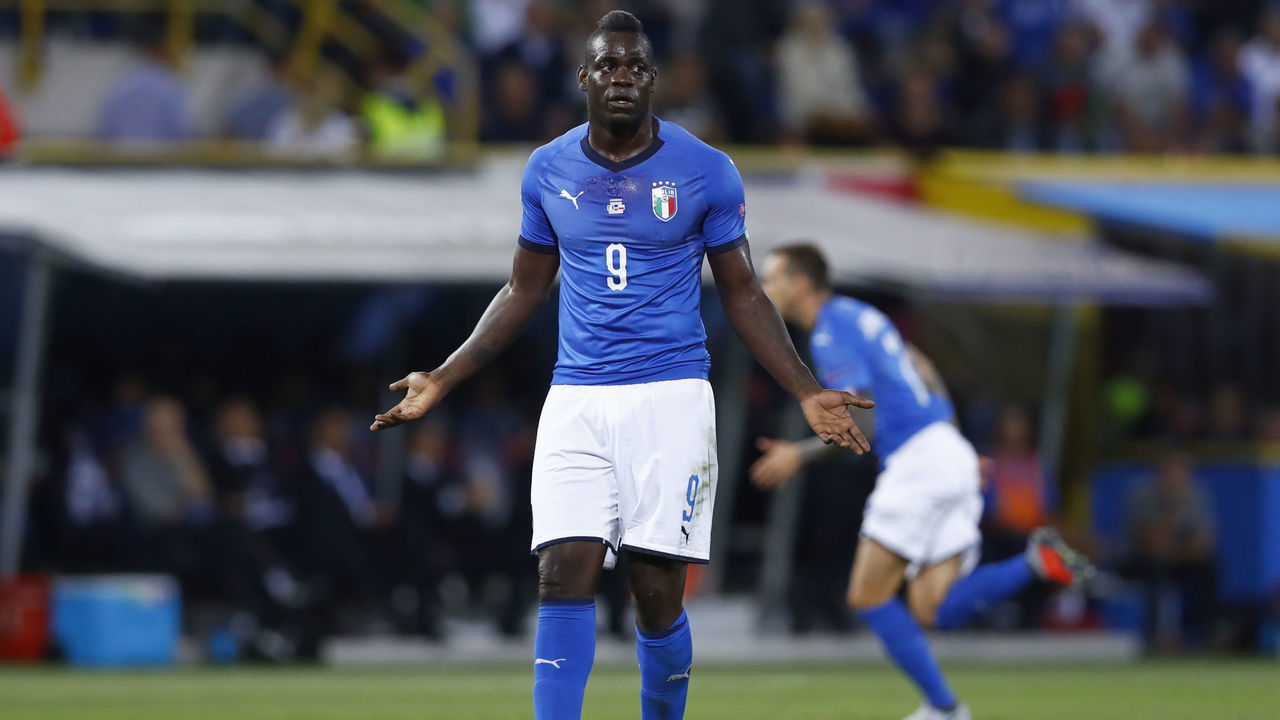 Italy v Poland - UEFA Nations League Mario Balotelli of Italy at Renato Dall'Ara Stadium in Bologna, Italy on September 7, 2018