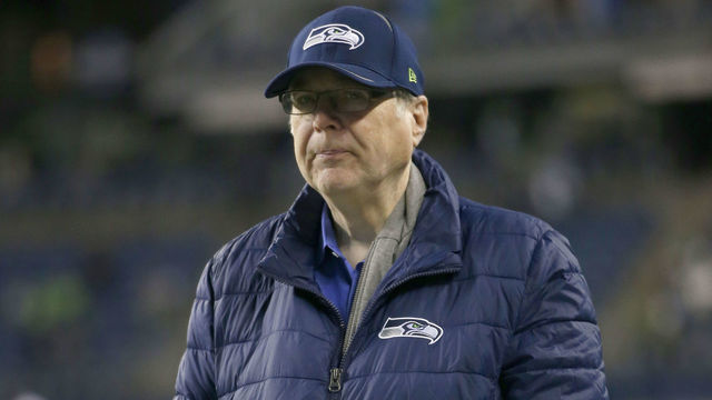 SEATTLE, WA - DECEMBER 15: Seattle Seahawks owner Paul Allen seen before the game against the Los Angeles Rams at CenturyLink Field on December 15, 2016 in Seattle, Washington.