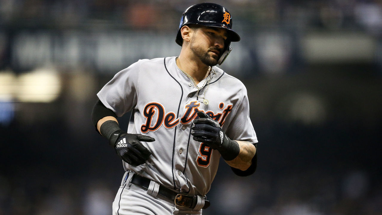MILWAUKEE, WI - SEPTEMBER 29: Nicholas Castellanos #9 of the Detroit Tigers rounds the bases after hitting a home run in the fifth inning against the Milwaukee Brewers at Miller Park on September 29, 2018 in Milwaukee, Wisconsin.