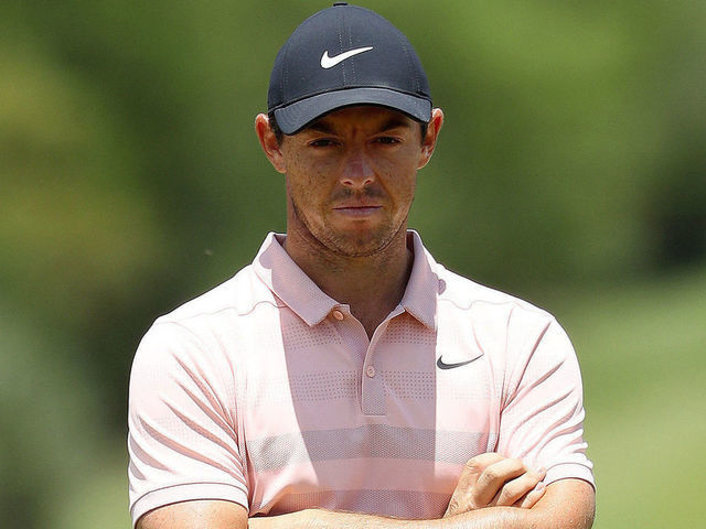 SUN CITY, SOUTH AFRICA - NOVEMBER 08: Rory McIlroy of Northern Ireland looks on, on the third green during day one of the Nedbank Golf Challenge at Gary Player Golf Course on November 8, 2018 in Sun City, South Africa.