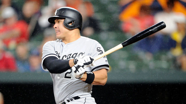 BALTIMORE, MD - SEPTEMBER 14: Avisail Garcia #26 of the Chicago White Sox bats against the Baltimore Orioles at Oriole Park at Camden Yards on September 14, 2018 in Baltimore, Maryland.