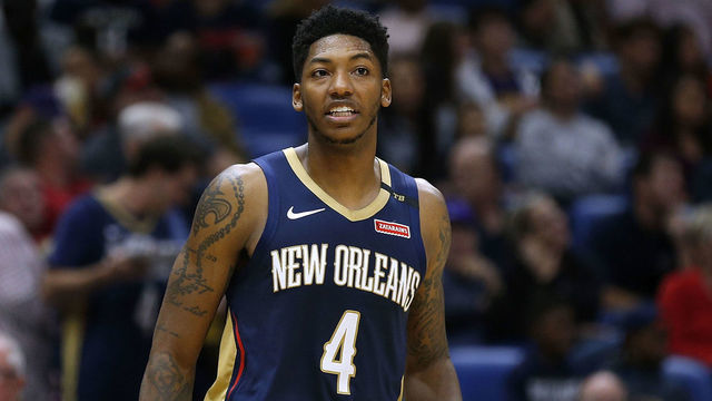 NEW ORLEANS, LA - OCTOBER 26: Elfrid Payton #4 of the New Orleans Pelicans reacts during the first half against the Brooklyn Nets at the Smoothie King Center on October 26, 2018 in New Orleans, Louisiana.