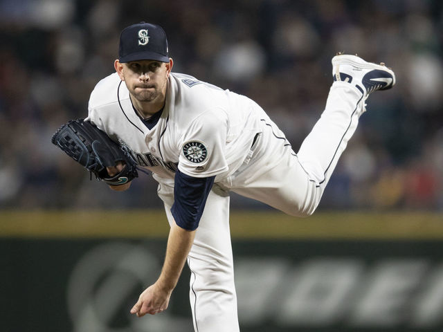 SEATTLE, WA - SEPTEMBER 29: Starter James Paxton #65 of the Seattle Mariners delivers a pitch during a game against the Texas Rangers at Safeco Field on September 29, 2018 in Seattle, Washington. The Mariners won the game 4-1.
