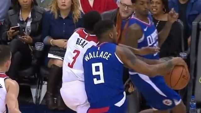 Wizards' Beal, Clippers' Wallace slam heads in violent collision