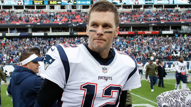 NASHVILLE, TN - NOVEMBER 11: Quarterback Tom Brady #12 of the New England Patriots leaves the field after a game against the Tennessee Titans at Nissan Stadium on November 11, 2018 in Nashville, Tennessee.